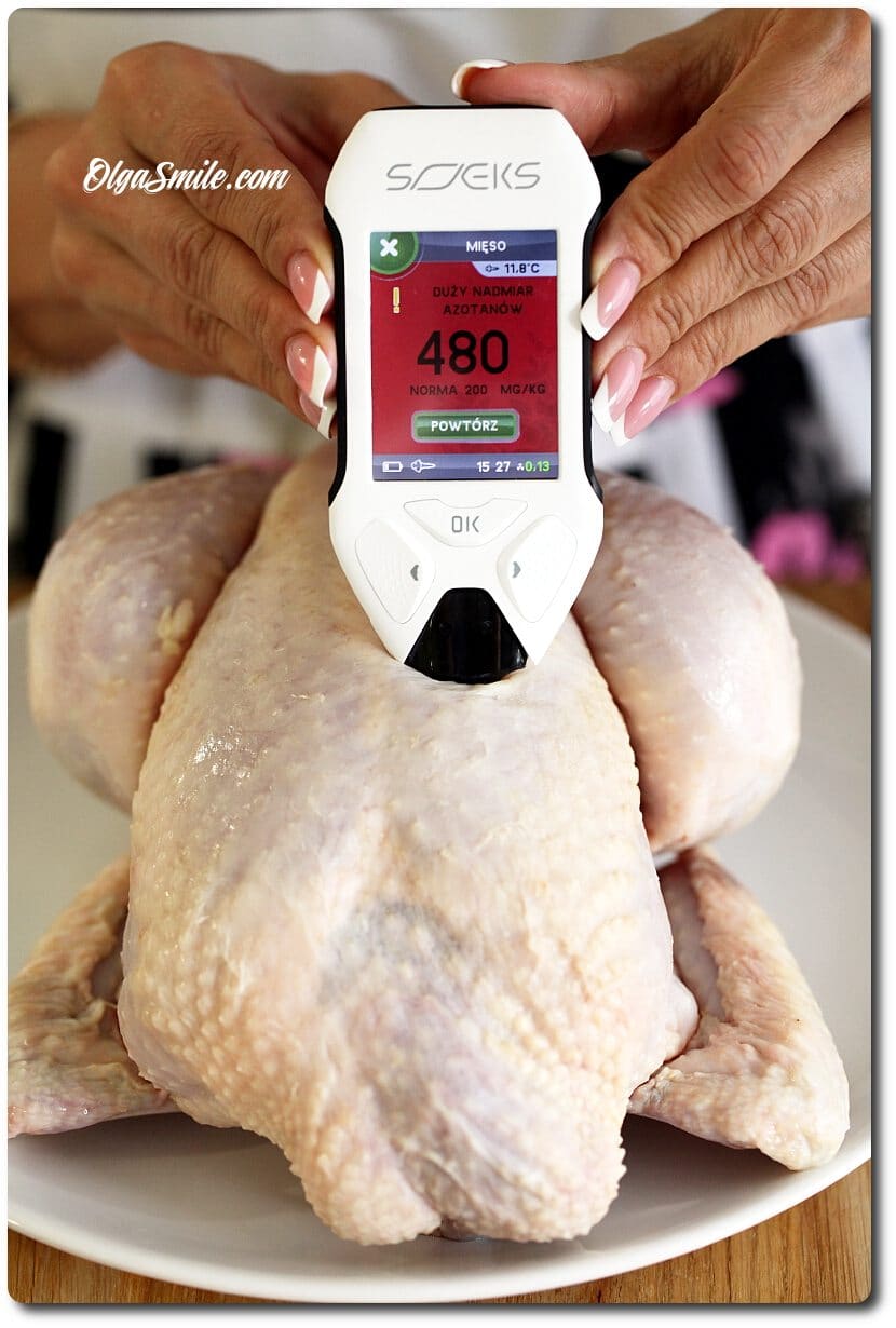 Результат цыпленка составляет 480 мг / кг