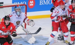 Молодежная сборная России уступила сборной Западной Лиги в шестом матче суперсерии
