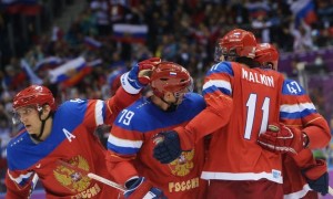 Сегодня Россия играет против США на Олимпиаде в Сочи